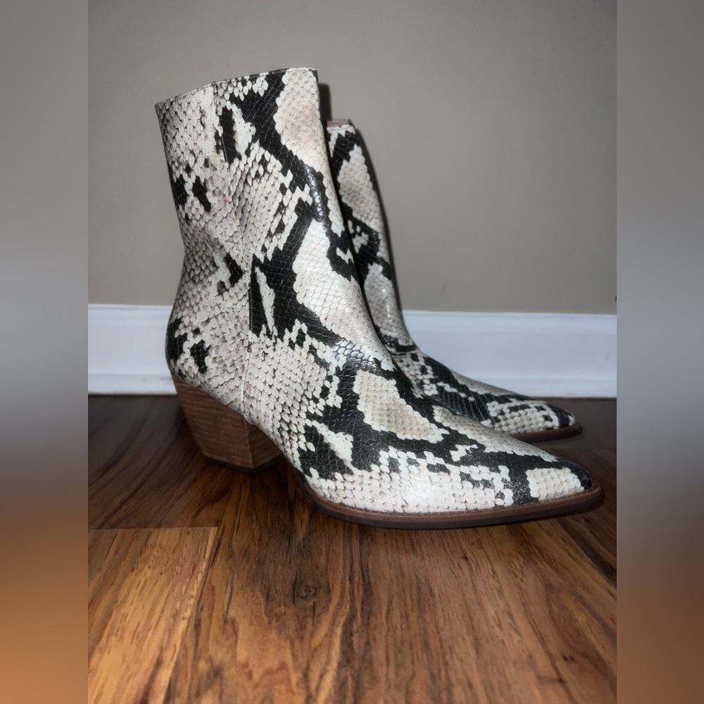Snake skin boots